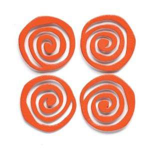  Embellish Your Story Orange Swirl Magnets