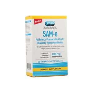  NSI SAM e    400 mg   30 Enteric Coated Tablets Health 