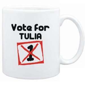  Mug White  Vote for Tulia  Female Names Sports 