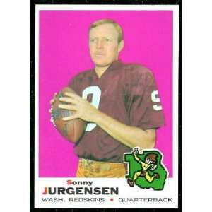  Sonny Jurgensen Topps 1969 Card #227 