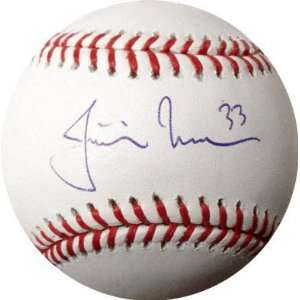  Justin Morneau Autographed Baseball