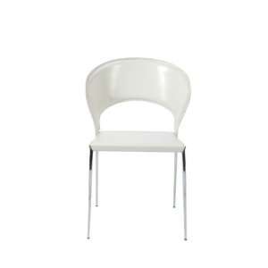  02472WHT Moira Stack Chair in