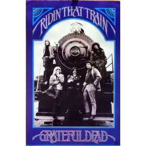  Grateful Dead 23x35 Ridin That Train Poster 2000 
