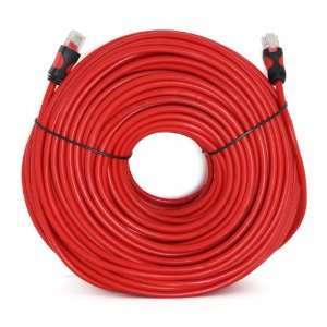  Aurum Cables   Cat5e Network Ethernet Cable   Red   100 Ft 