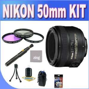  Nikon 50mm f/1.4D AF Nikkor Lens for Nikon Digital SLR Cameras 