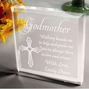  Personalized Godparents Keepsake & Paperweight Baby