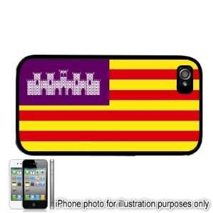 Balearic Islands Flag Apple iPhone 4 4S Case Cover Black