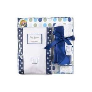  Swaddle Designs Blue Stars & Dots Collection Swaddling Blanket,Baby 