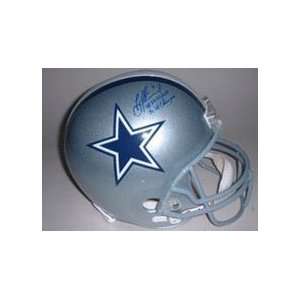  Troy Aikman Autographed Dallas Cowboys Riddell Full Size 