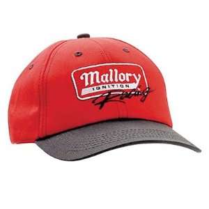 Mallory 74043G Red Mallory Racing Ball Hat Cap Automotive