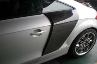 Audi TT MK2 REAL CARBON FIBER DOOR SIDE WINGS FENDER R8 LOOK  