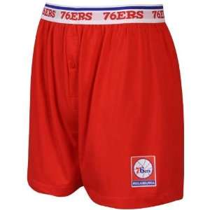  Philadelphia 76ers Red Team Logo Boxer Shorts