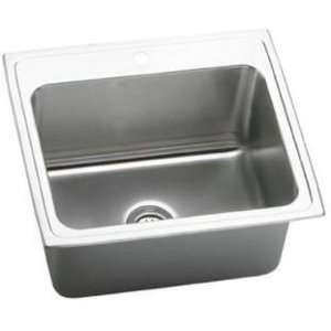   Gourmet 25W 2 Holes Single Bowl Stainless Steel Bar Sink MDLR2522122