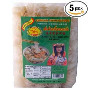   Oriental Style Instant Noodle, Banh Pho, 2.2 Pound (Pack of 5