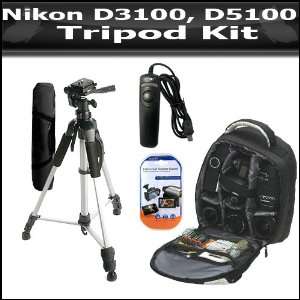  Tripod Accessory Bundle Kit For Nikon D3200 D3100 D5100 