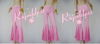 belly dance Costu me Twinkling Fishtail trous ers pants 10 colours