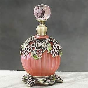  Classic Butterfly Red Glass Perfume Bottle