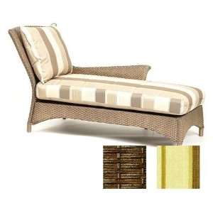   Left Arm Chaise With Gretchen Nugget Fabric Patio, Lawn & Garden