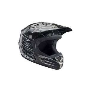  Fox Racing V2 Youth MX Bicycle Helmet   Black   01068 001 