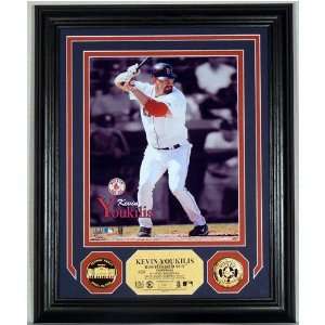  Kevin Youkilis 24KT Gold Coin Photo Mint Sports 