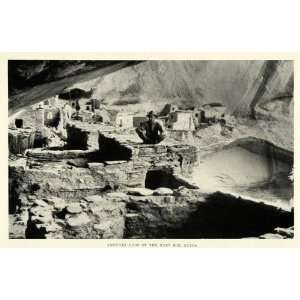 1923 Print Keet Seel Ruins Cliff Dwellings Kiet Seil 