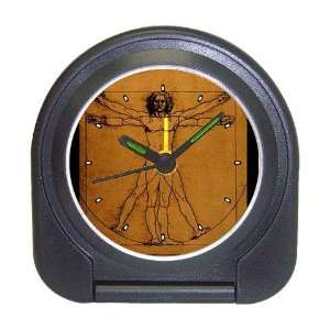    Da Vinci Symmetry of Man Travel Alarm Clock