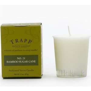  Trapp Candle Bamboo Sugar Cane Votive Candle