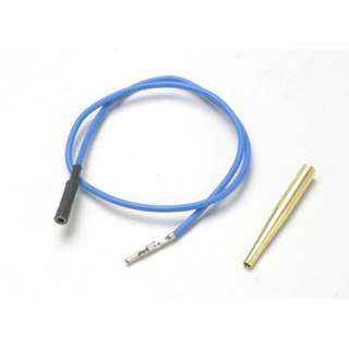 This is the replacement blue lead glow plug wire for many Traxxas 