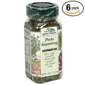 The Spice Hunter Pesto Seasoning, 0.6 Ounce Jar (Pack of 6)  