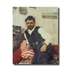  Portrait Of Konstantin Korovin 18611939 1891 Giclee Print 