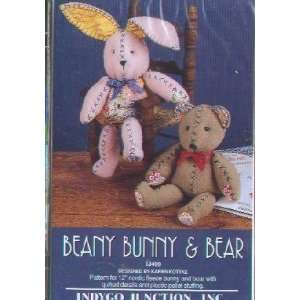  Beany Bunny & Bear   12 Bunny & Bear with Quilted Designs 