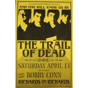  Trail Of Dead Canada Vancouver Concert Poster 2002
