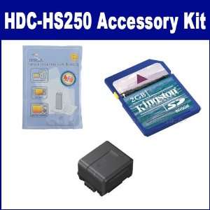  Panasonic HDC HS250 Camcorder Accessory Kit includes 