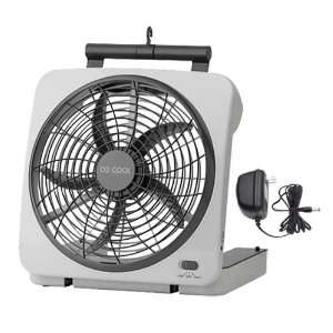 10 BATTERY OPERATED INDOOR/OUTDOOR FAN with ADAPTER 