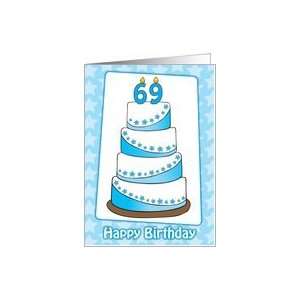 Happy Birthday   Sixty Ninth Card Toys & Games