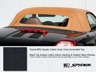 Toyota MR2 Spyder Convertible Top by Robbins Auto Top