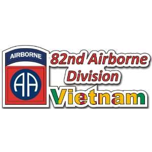 United States Army 82nd Airborne Division Vietnam Decal Bumper Sticker 