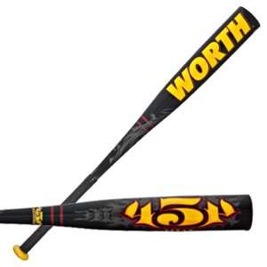  Worth 454 Titan  9 Baseball Bats SL454 30 /21OZ Sports 