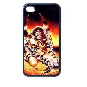  luis royo art d1 iphone case for iphone 4 and 4s black 