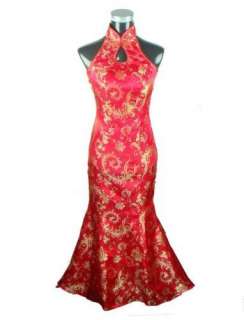 Chinese Womens Evening Dress Cheong sam SizeS 3XLAA  