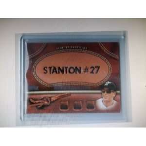  2011 Topps Leather Nameplate Mike Stanton Marlins Sports 