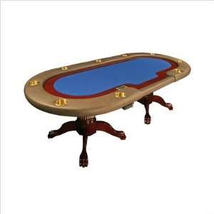  BBO Poker BBO 1174BLU Rockwell Furniture Poker Table in 