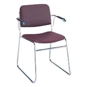   Seating 300 Series 1.5 Seat Stack Chair with Arms Furniture & Decor