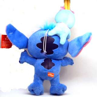inches Cute Soft Blue Disney Stitch Plush Doll Toy  