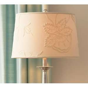  Pottery Barn Crewel Tapered Drum Lamp Shade