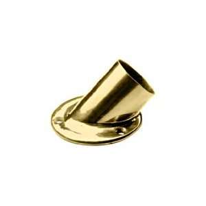 Lavi Industries 00 515/1H Polished Brass 45 Degree Angle Flange 1 1/2 