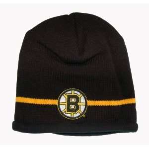    NHL Boston Bruins Cuffless Beanie   Black