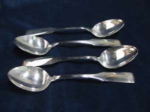 TOWLE BYFIELD STAINLESS STEEL PLACESPOONS 4 PCS  