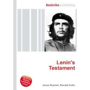  Lenins Testament Ronald Cohn Jesse Russell Books