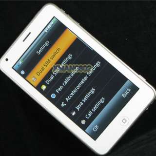   mini pad 5.0 touch screen dual sim wifi TV java cell phone T8500